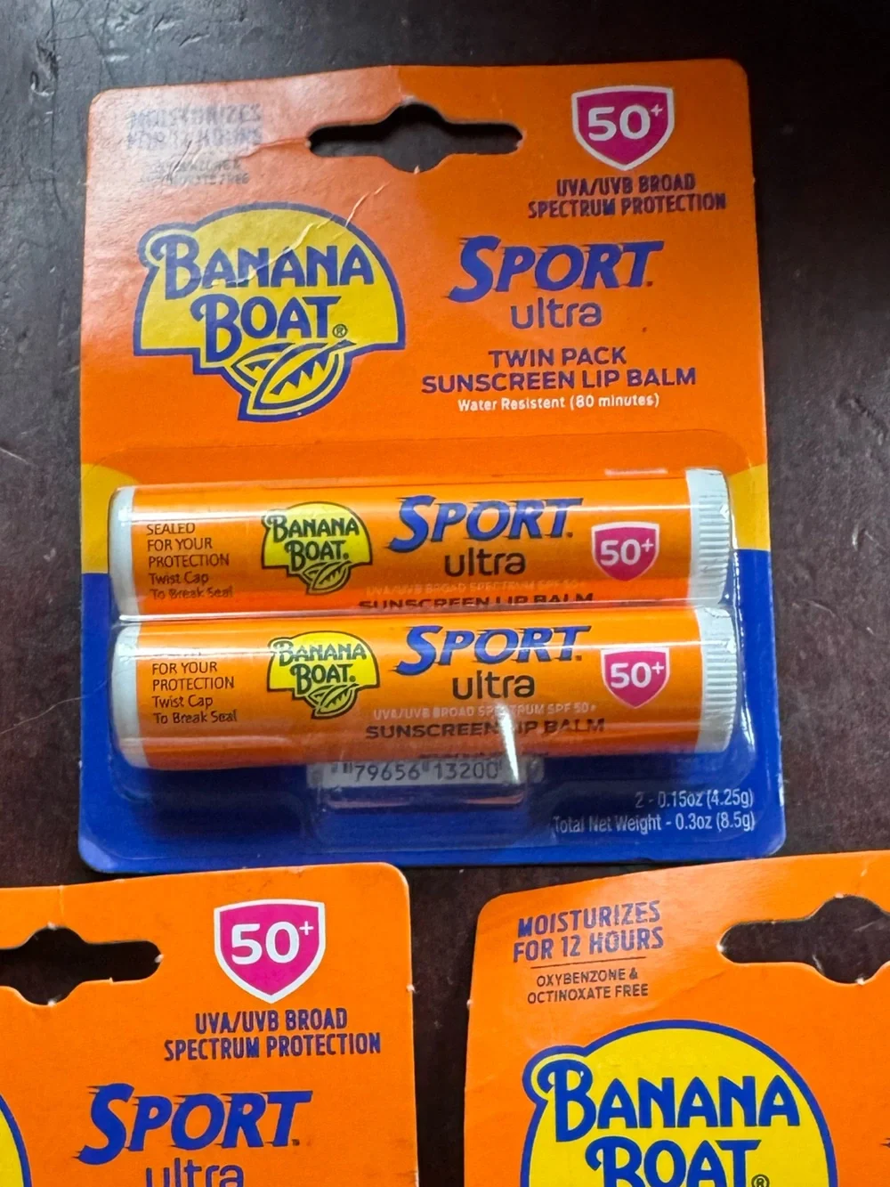 Banana Republic Orange Sport Ultra SPF 50+ chap stick